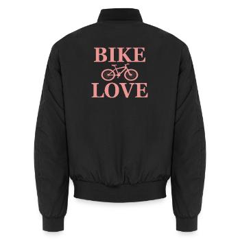 Vélo Vélo : Adore dire - Bomber unisexe - noir - Dos - AI Model Male 185 light (185cm)