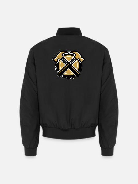 Zimmermann Hammer Logo - Unisex Bomber Jacket - black