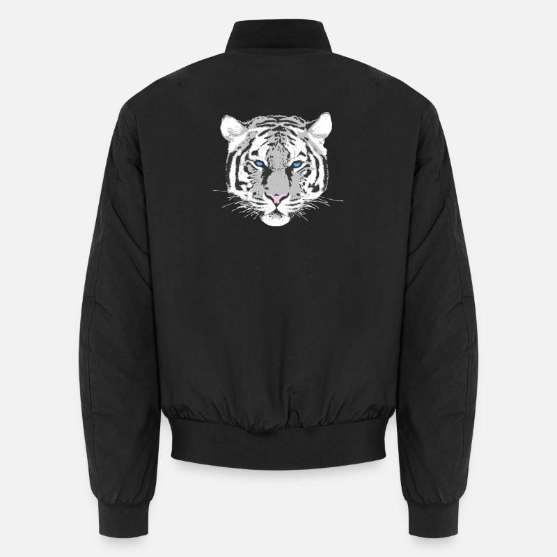 Tigre blanc - Bomber unisexe - noir