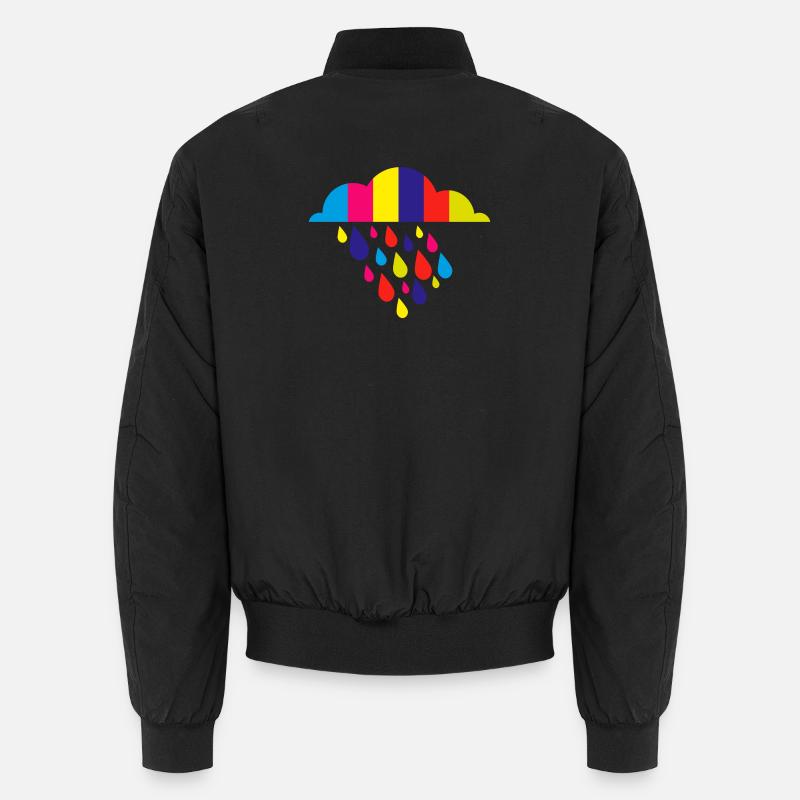 coloré pluie d'automne Bomber unisexe