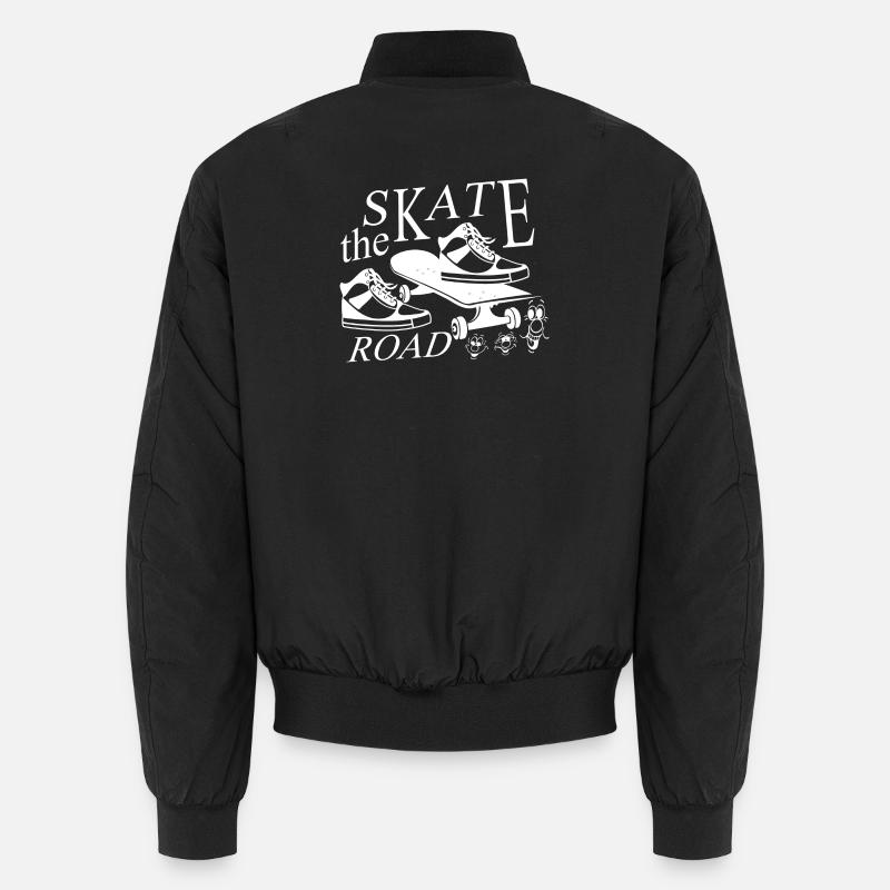 Skater - Unisex Bomber Jacket - black