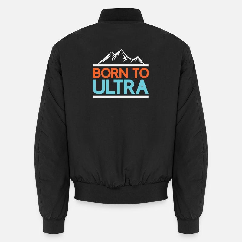 Né pour Ultra Running - Bomber unisexe - noir