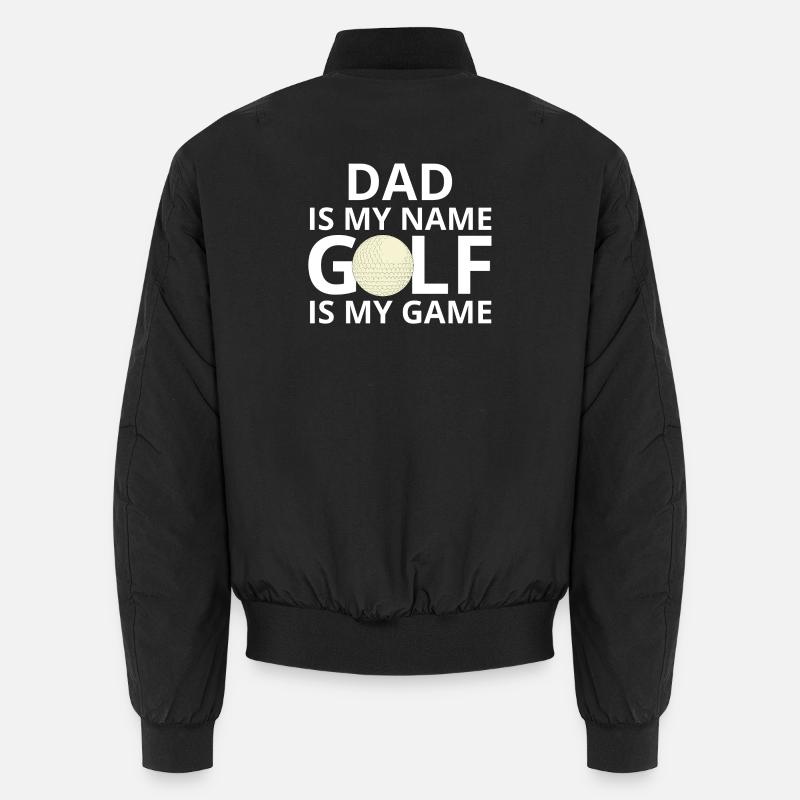 Golf, Golfer, Golffan Unisex Bomberjacke