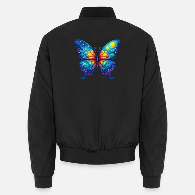 Van Gogh butterfly Unisex Bomber Jacket