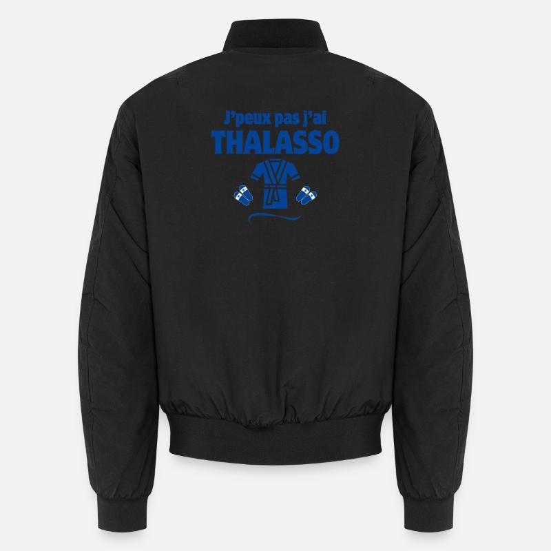 thalassotherapy, massage, clay - Unisex Bomber Jacket - black