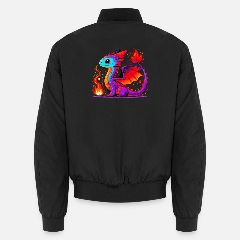 Dragon - Unisex Bomber Jacket - black