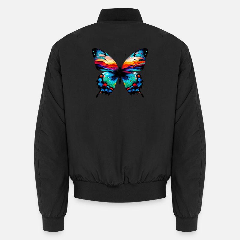 Schmetterling Unisex Bomberjacke