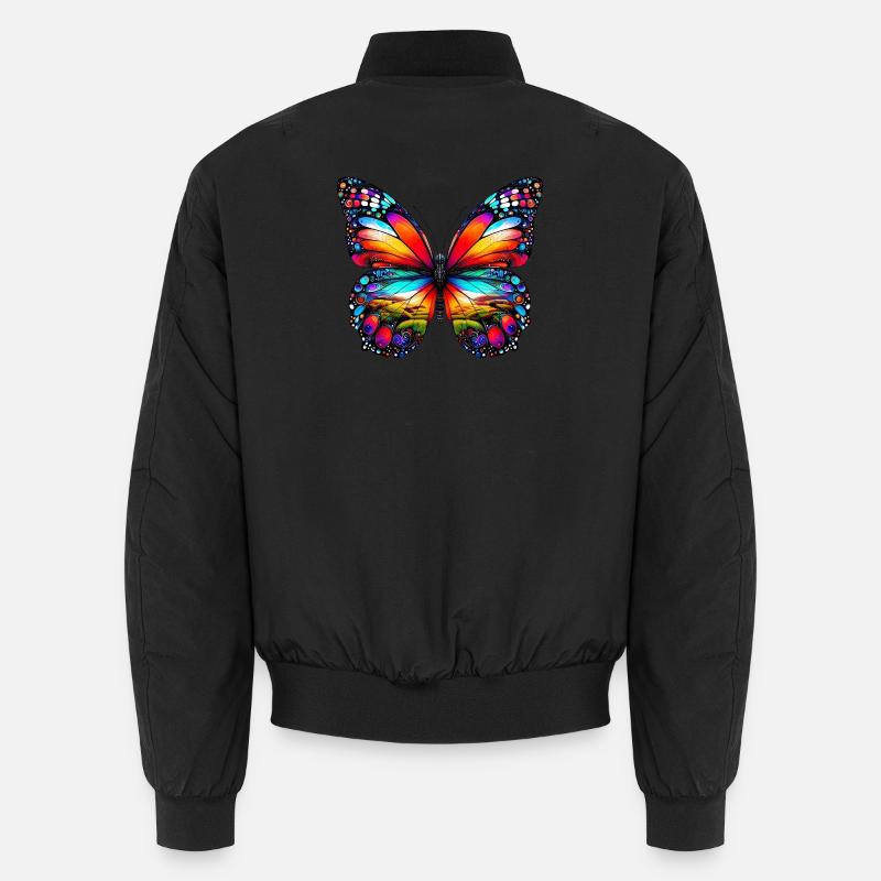 Schmetterling Unisex Bomberjacke
