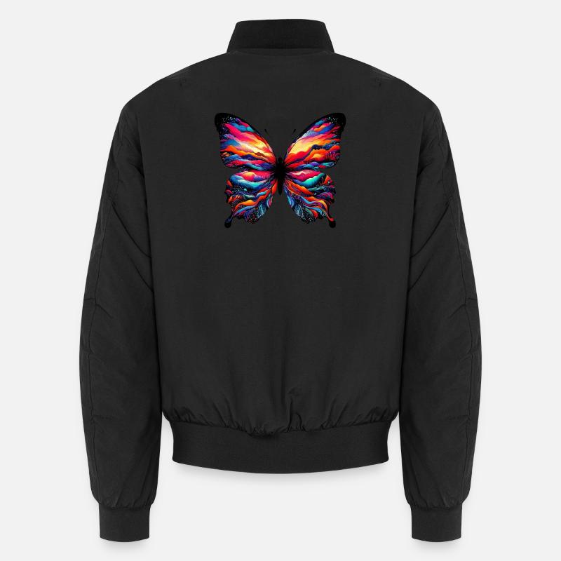 Schmetterling Unisex Bomberjacke