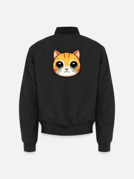 Chat - Bomber unisexe - noir