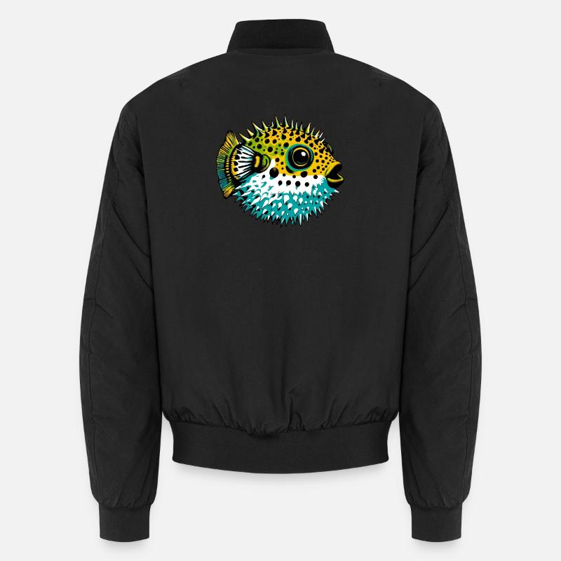 Kugelfisch Unisex Bomberjacke