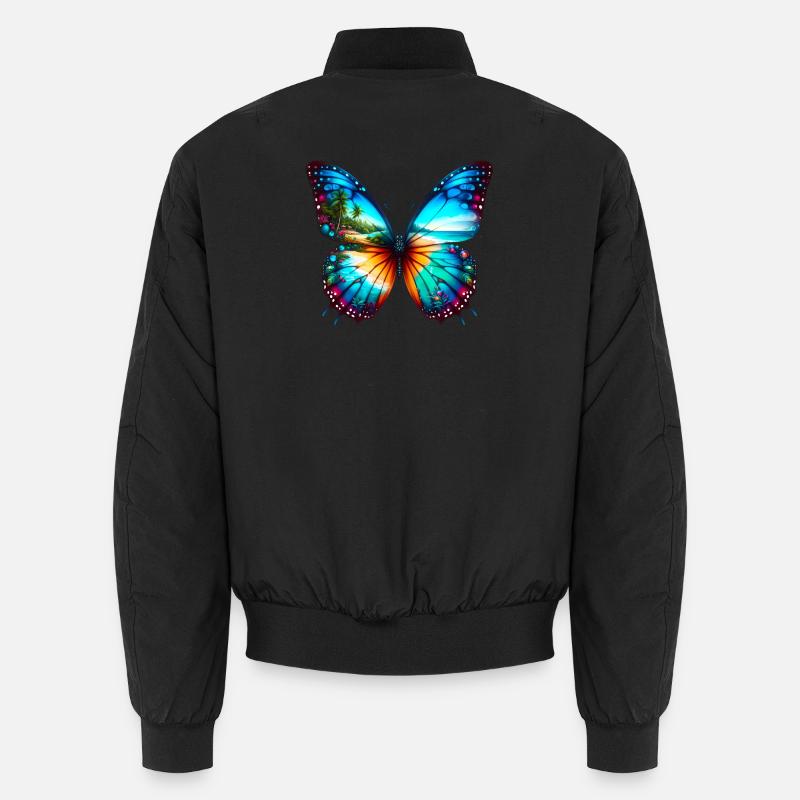 Schmetterling Unisex Bomberjacke