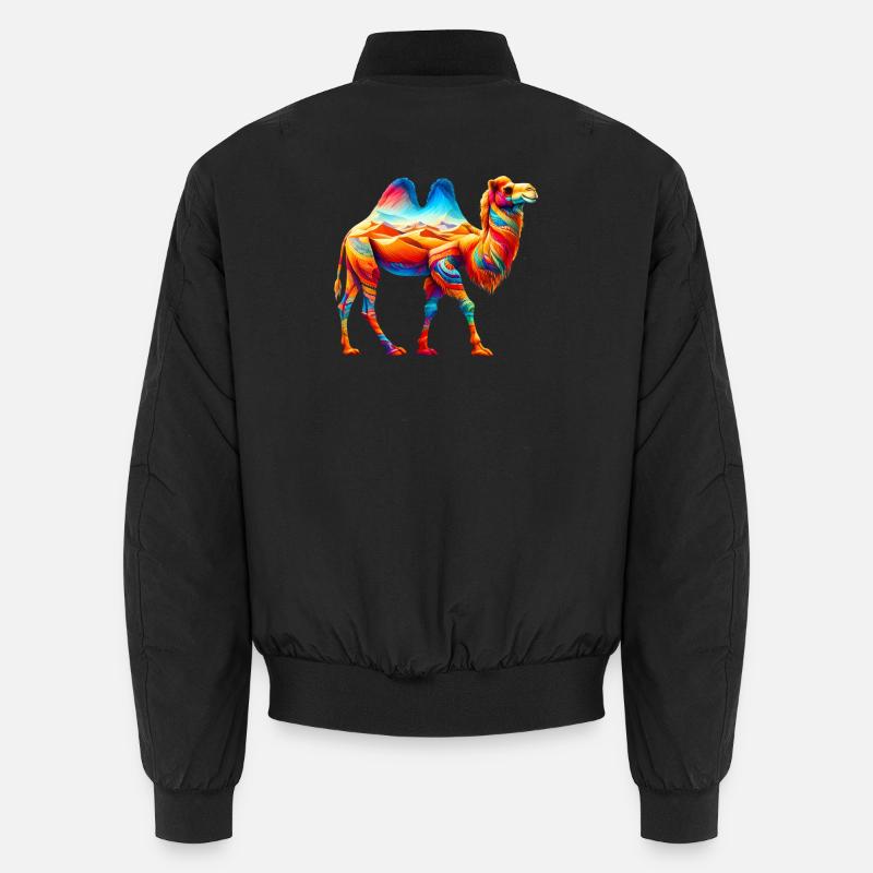 Kamel - Unisex Bomberjacke - Schwarz