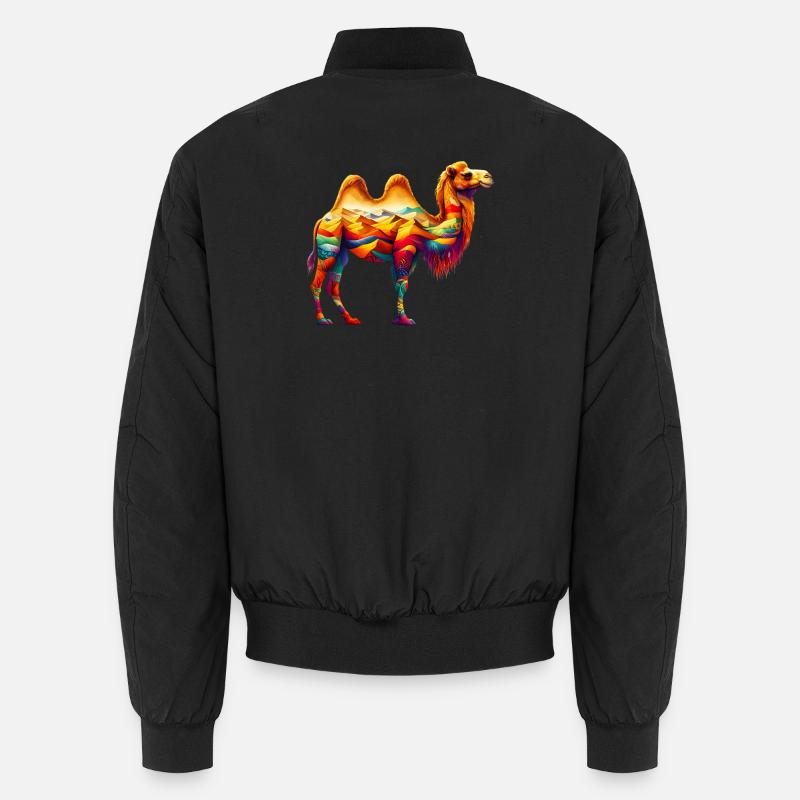 Kamel - Unisex Bomberjacke - Schwarz