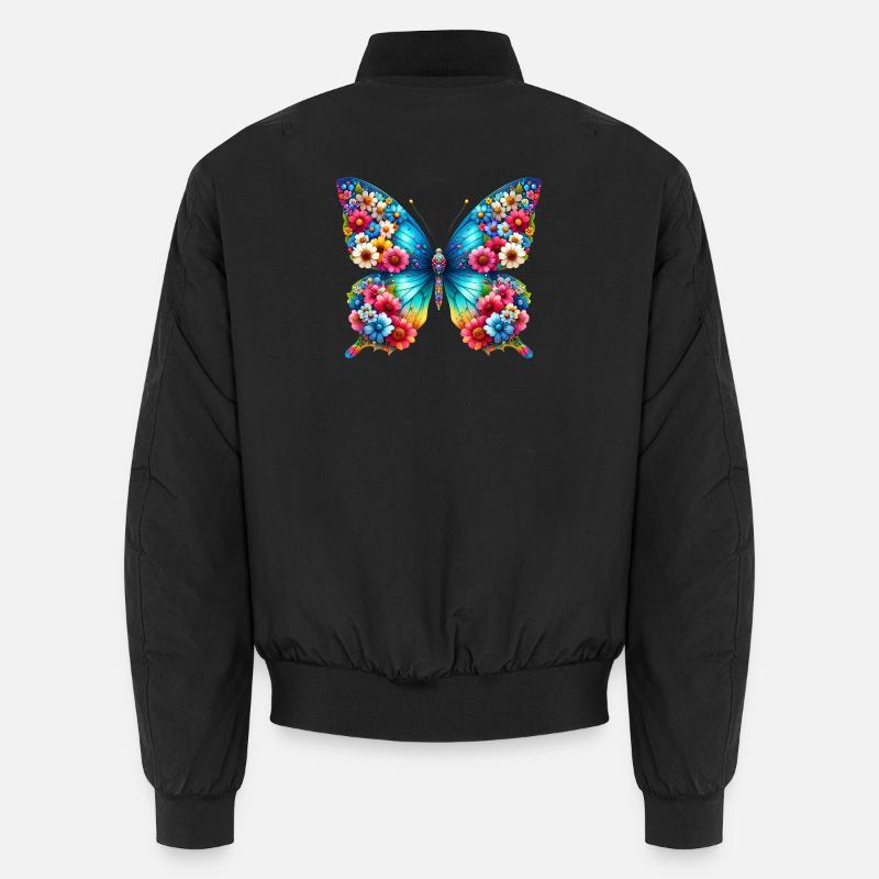 Schmetterling Unisex Bomberjacke