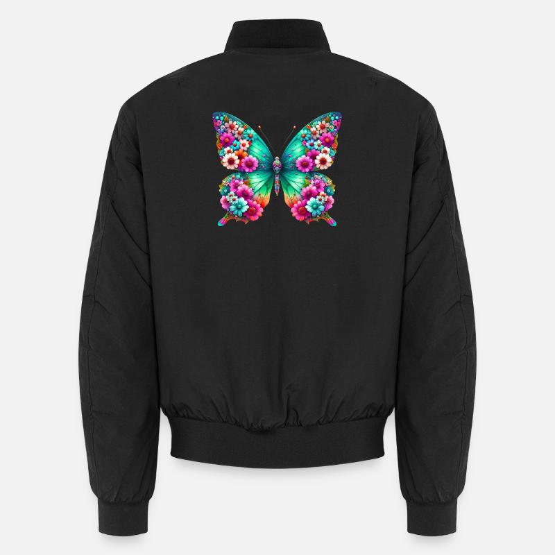 Schmetterling Unisex Bomberjacke