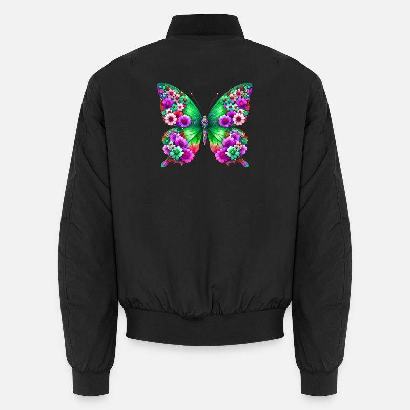 Schmetterling Unisex Bomberjacke