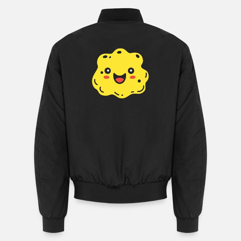 Cute and Colorful Biscuit Sponge Design Unisex Bomber Jacket
