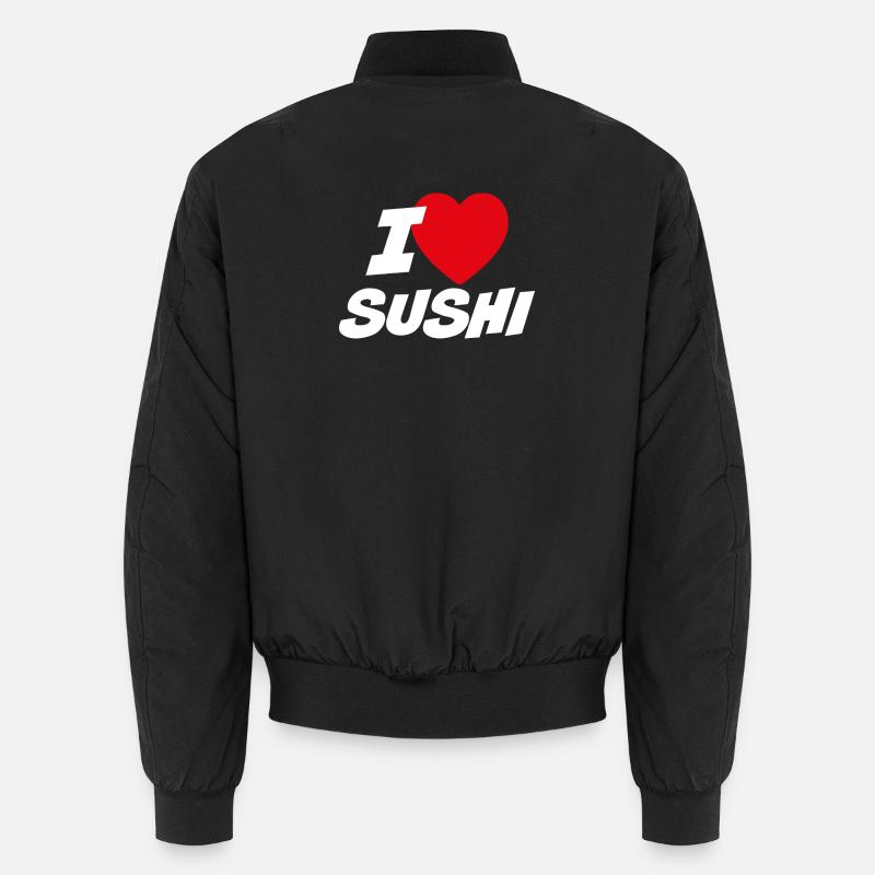 I love sushi Unisex Bomber Jacket