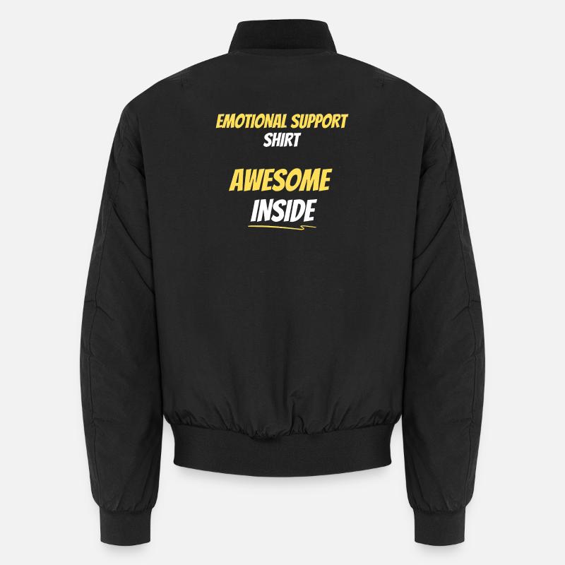 Emotionale Unterstützung Awesome Inside Unisex Bomberjacke