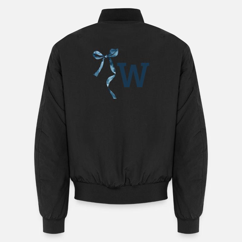 Monogram w Gift Idea Unisex Bomber Jacket