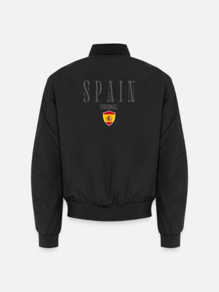 Ursprünglich aus Spanien, geboren in Spanien - Unisex Bomberjacke - Schwarz