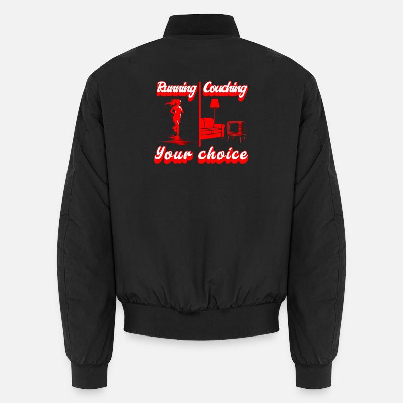 Running oder Couching? Du hast die Wahl!  Unisex Bomberjacke