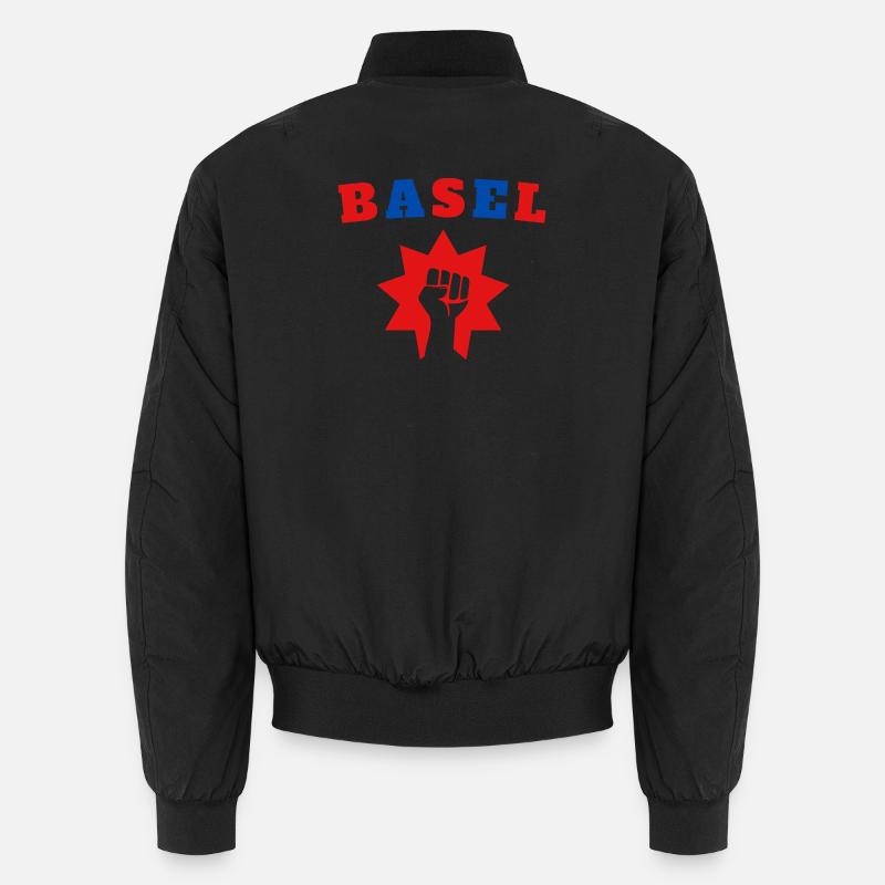 Basel - Unisex Bomber Jacket - black