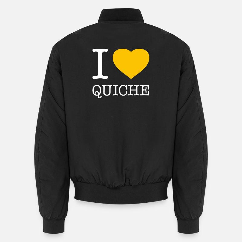 J’adore la quiche Bomber unisexe