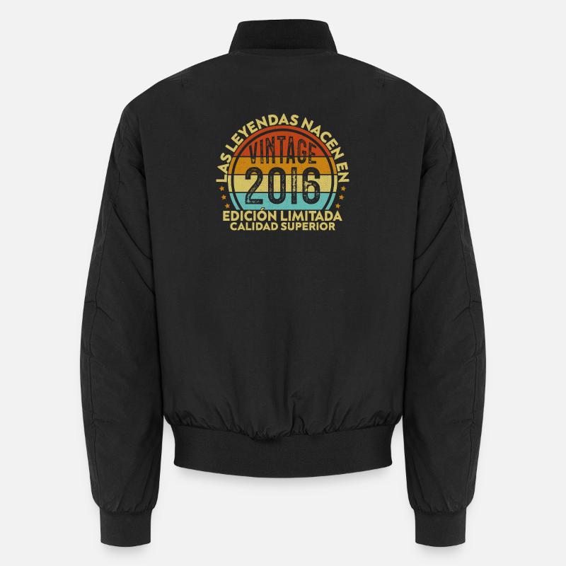 10. Geburtstag 10. Geburtstag Vintage 2016 Unisex Bomberjacke