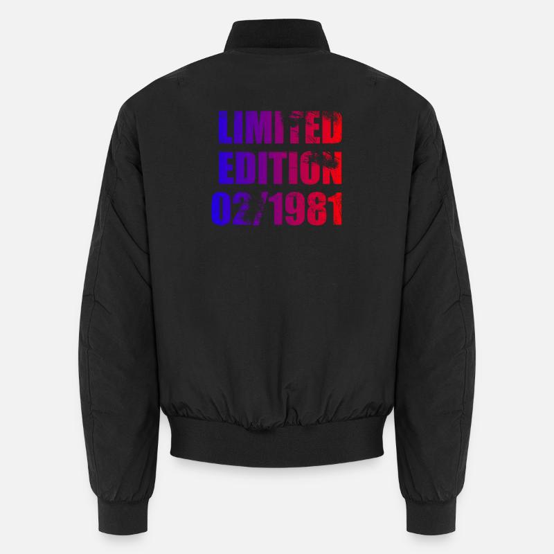 45e anniversaire Édition limitée 02/1981 - Bomber unisexe - noir