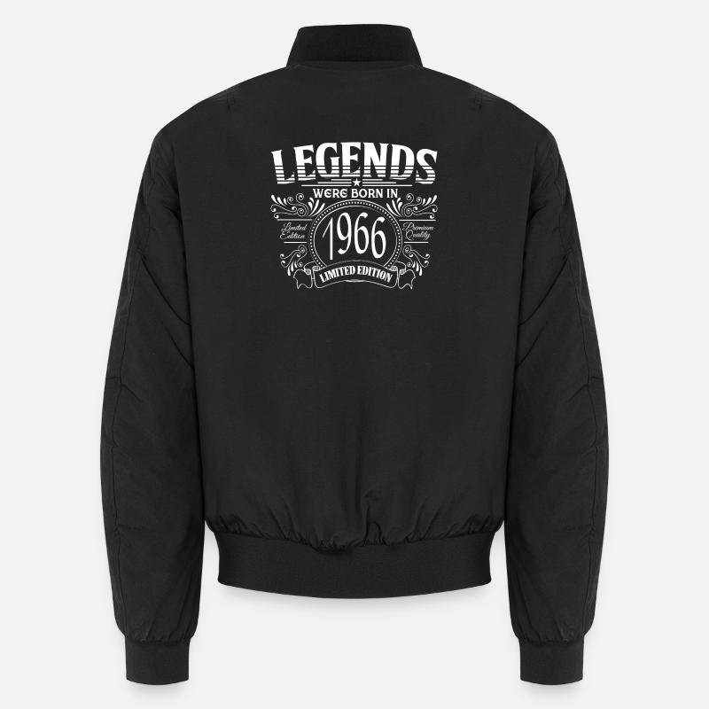 60th Birthday Legends 1966 Vintage Premium Quali Unisex Bomber Jacket