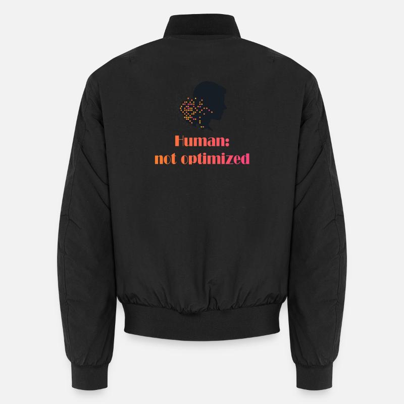 Nicht optimiert - Unisex Bomberjacke - Schwarz
