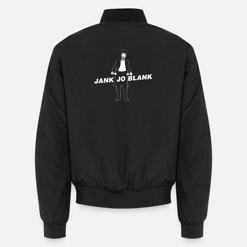 JANK JO BLANK - Unisex Bomberjacke - Schwarz