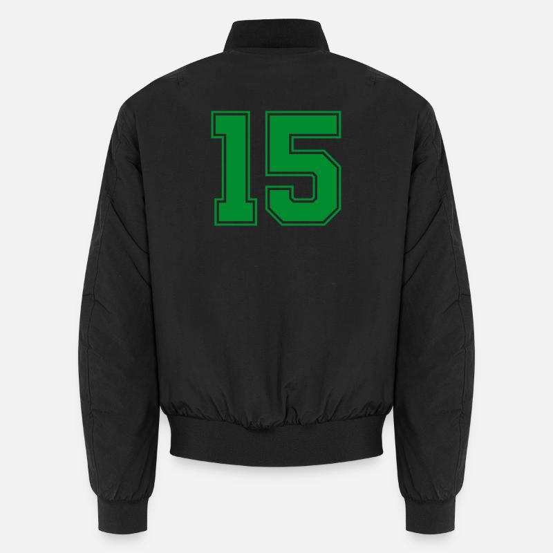15 - Bomber unisexe - noir