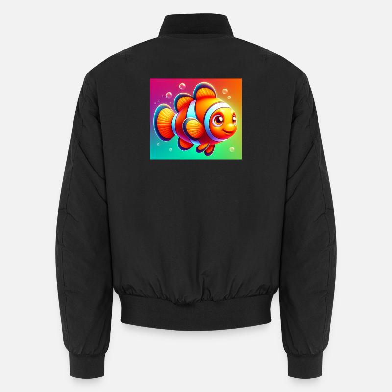 Clownfisch - Unisex Bomberjacke - Schwarz
