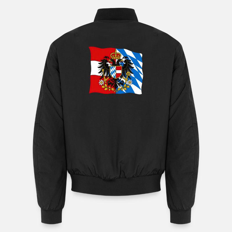 Drapeau d’amitié Bavière Autriche Bomber unisexe