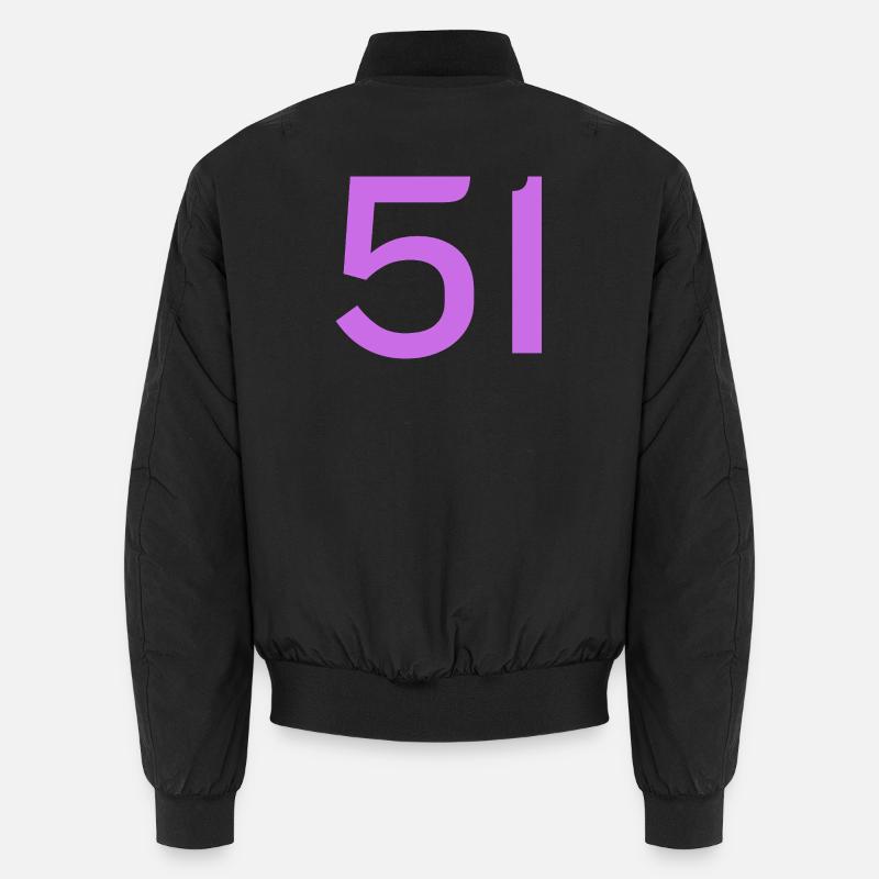 51 - Bomber unisexe - noir