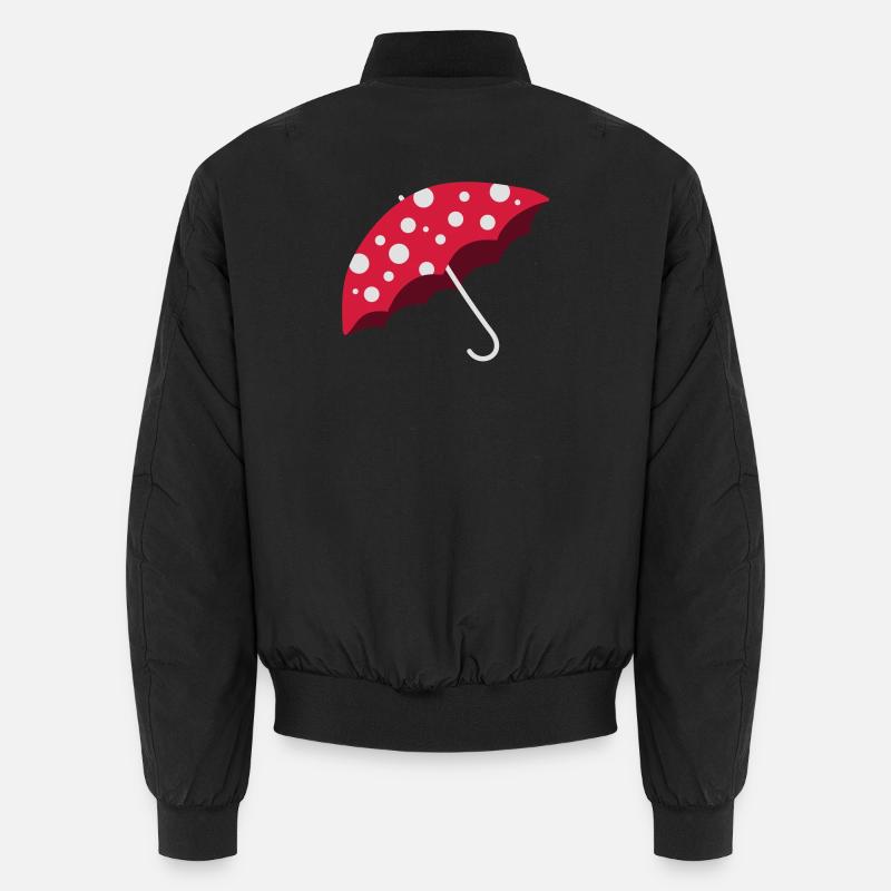 Un parapluie avec des points Bomber unisexe