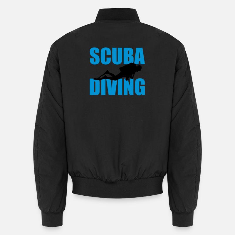 Scuba Diving - Unisex Bomber Jacket - black