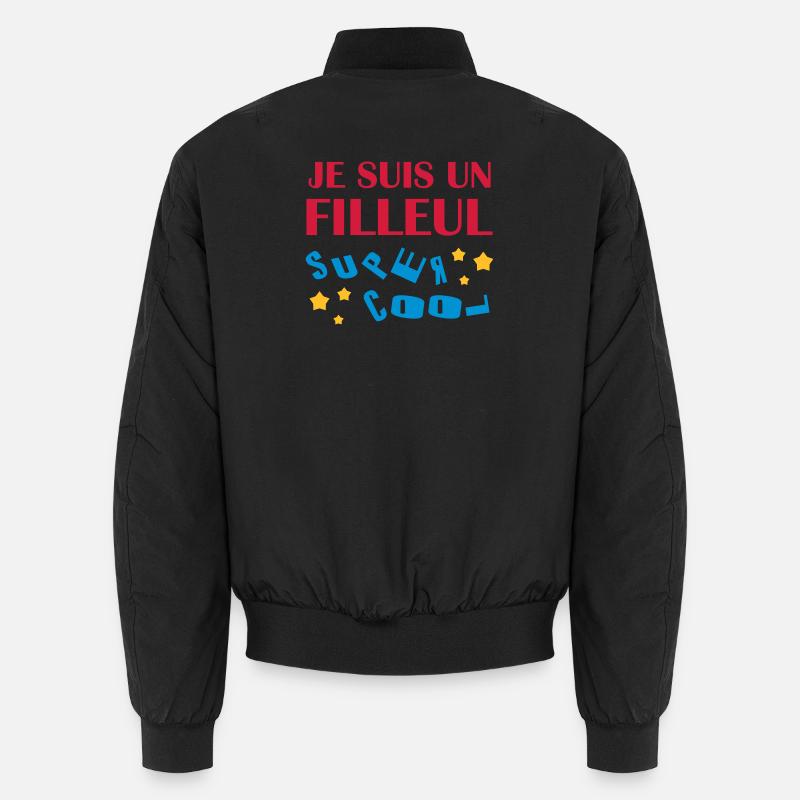 Filleul Filleule Baptême Parrain Marraine Unisex Bomber Jacket