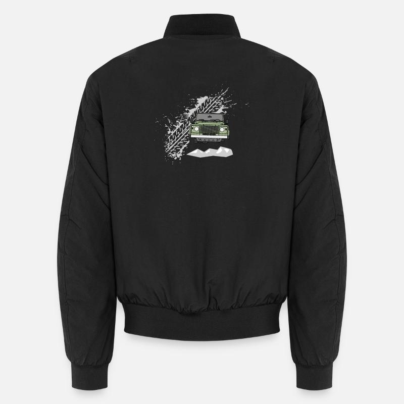 Defender Splash Front - Unisex Bomberjacke - Schwarz