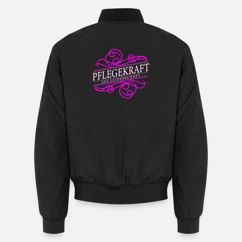 Pflegekraft aus Leidenschaft Unisex Bomberjacke