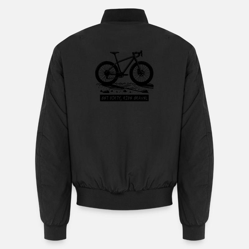 Illustration d’aventure en vélo de gravier Bomber unisexe