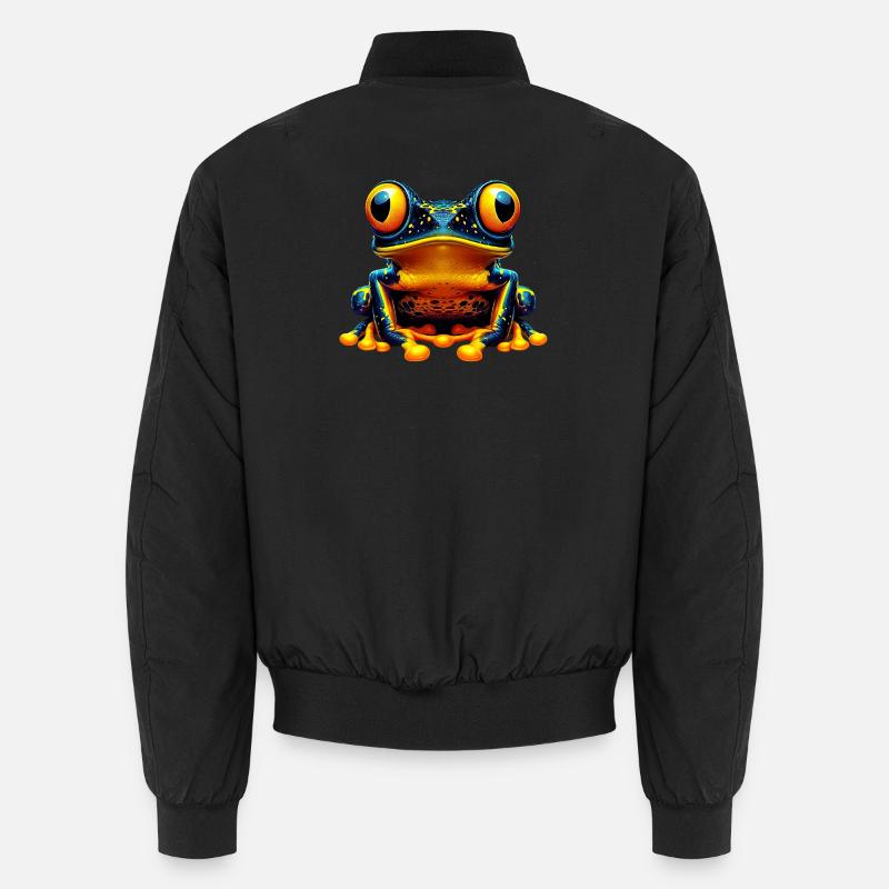 Frosch - Unisex Bomberjacke - Schwarz