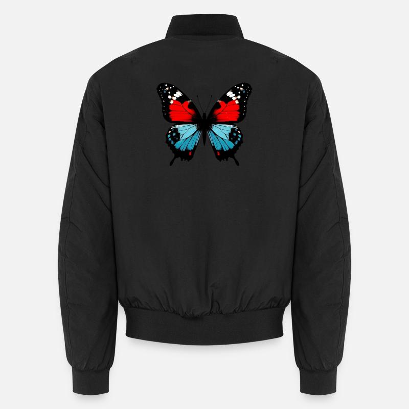 Butterfly - Unisex Bomber Jacket - black