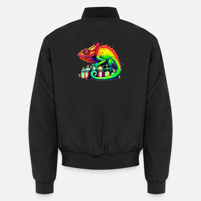 Caméléon - Bomber unisexe - noir