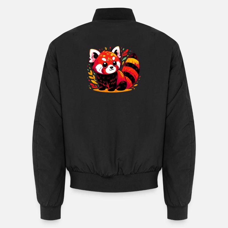 Red panda Unisex Bomber Jacket