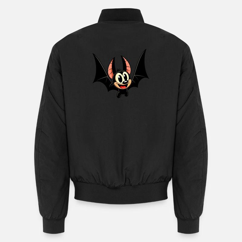 Bat - Unisex Bomber Jacket - black