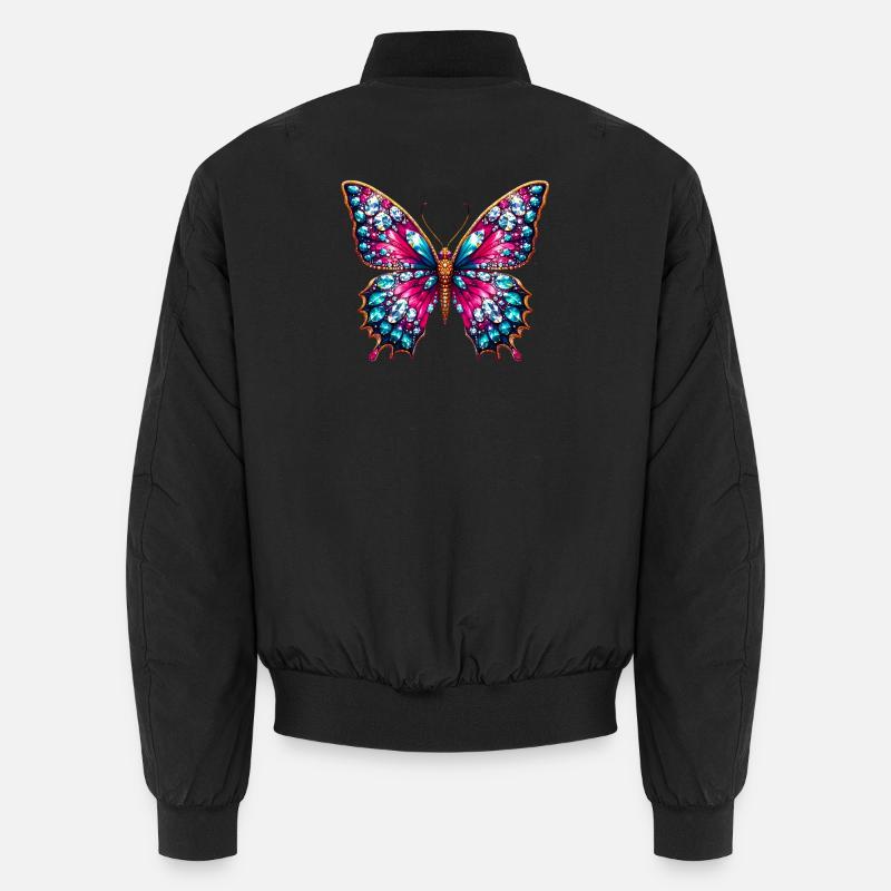 Schmetterling Unisex Bomberjacke